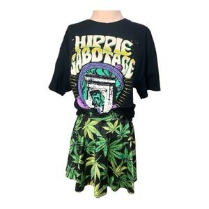 Weed skater skirt Small